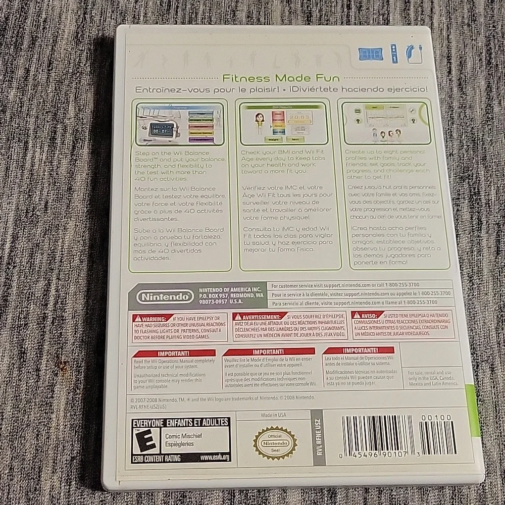 Wii FIT for Nintendo Wii GAME ONLY Board Not Included